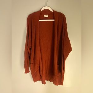 Burnt orange - Universal Threads Long Cosy Cardigan- M